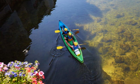 Canoé sur La Loue