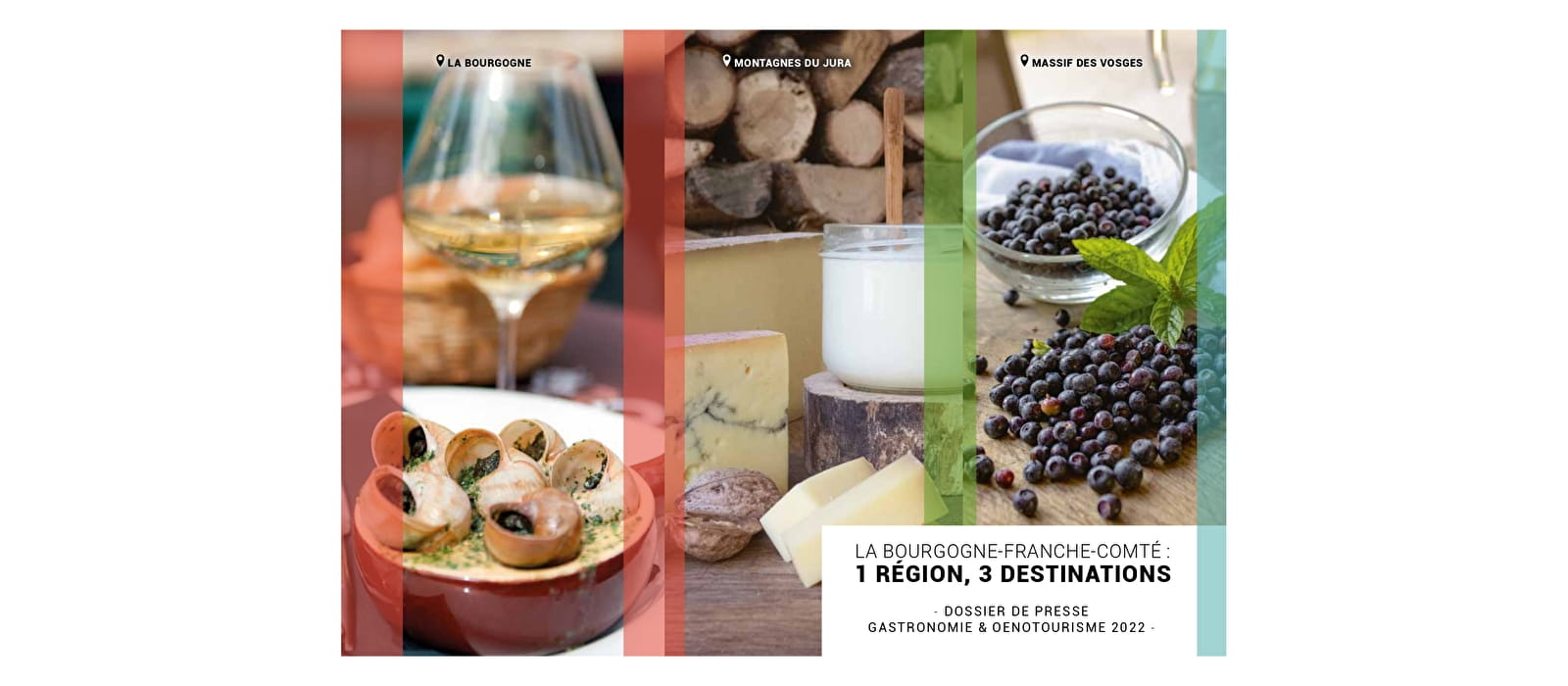 UN DOSSIER DE PRESSE DÉDIÉ A LA GASTRONOMIE ET A L’OENOTOURISME
